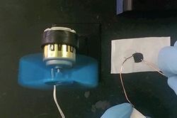 Testing MXene clay with an electrical charge